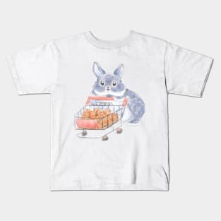 Shooping Rabbit Kids T-Shirt